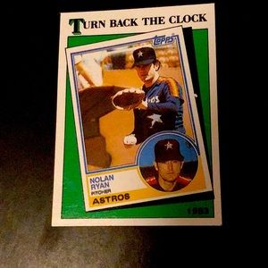 Turn back the clock Nolan ryan card